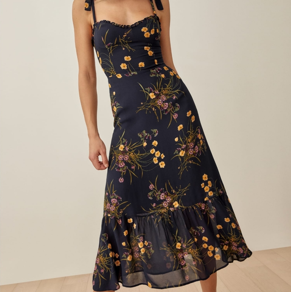 Worn Once Reformation Nikita Dress in Mademoiselle